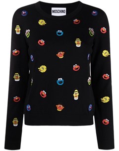 Толстовка Sesame Street с вышивкой Moschino