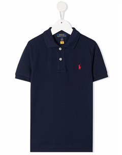 Рубашка поло с вышитым логотипом Ralph lauren kids