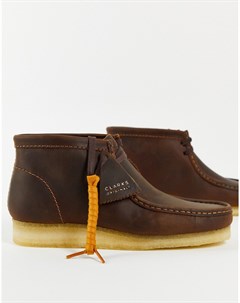 Ботинки из вощеной кожи wallabee Clarks originals