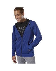 Худи WOR Melange Doubleknit Full Zip Reebok