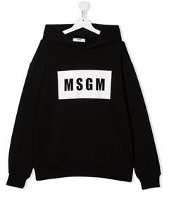 Худи с логотипом Msgm kids