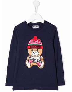 Футболка с принтом Moschino kids