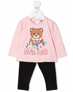 Спортивный костюм с принтом Teddy Bear Moschino kids