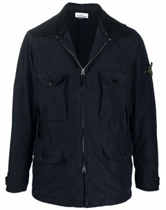 Куртка в стиле милитари с логотипом Compass Stone island