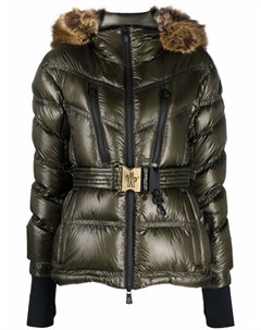 Пуховик с поясом Moncler grenoble