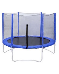 Батут Trampoline Fitness 12 ft наружная сетка синий диаметр 366 см Dfc