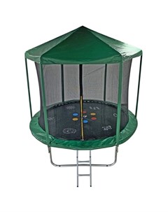 Батут Home 8 ft 2 44 м с принтом защитной сеткой и крышей FR 30 8FT Sport elite