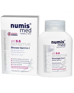 Гель для душа Спорт Sensitive рН 5 5 2 в 1 200 мл ТМ Numis med