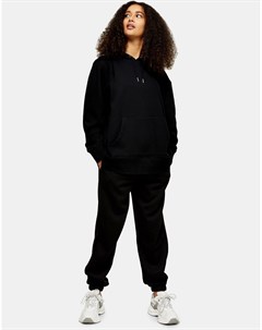 Черные oversized джоггеры в стиле 90 х Topshop