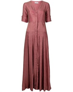 Платье рубашка длины миди со складками Baruni
