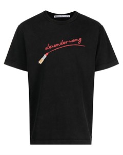 Футболка с логотипом Alexander wang