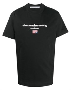 Футболка с логотипом Alexander wang