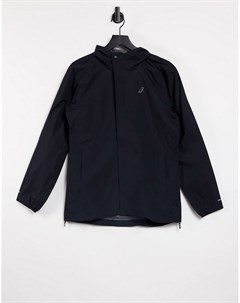 Черная водонепроницаемая куртка Asics
