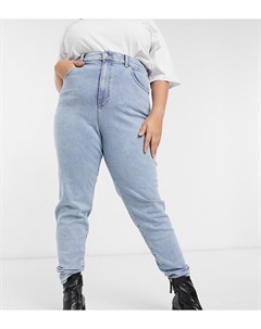 Светло голубые джинсы прямого кроя Nora Dr denim plus