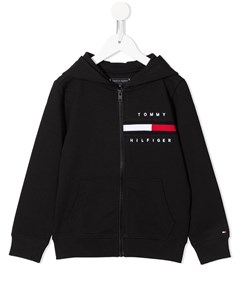 Худи на молнии с логотипом Tommy hilfiger junior