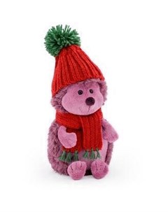 Мягкая игрушка Ёжик Колюнчик в красной шапке 20 см ТМ Оранж