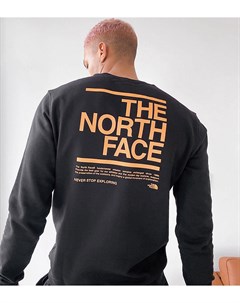 Свитшот черного цвета Message эксклюзивно для ASOS The north face