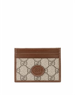 Картхолдер с логотипом Interlocking G Gucci