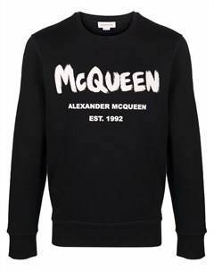 Толстовка с принтом граффити Alexander mcqueen