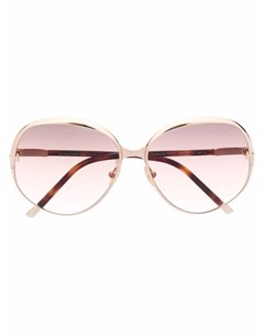 Солнцезащитные очки в массивной оправе Tom ford eyewear