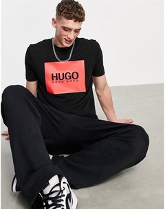 Черная футболка Dolive214 Hugo