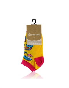 Детские носки Kids KS 0011 Радуга на желтом р 18 Socksberry