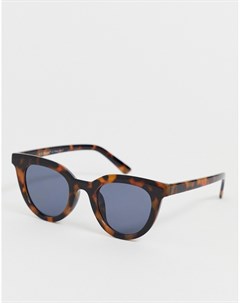 Черепаховые круглые солнцезащитные очки в стиле ретро Aj morgan