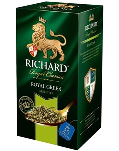 Зеленый чай Royal Green 25 пакетиков Richard