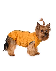 Куртка на молнии для собак M желтый унисекс Rurri