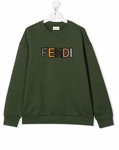 Толстовка с вышивкой Fendi kids