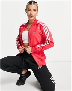 Розовая спортивная куртка Adidas originals