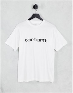 Свободная футболка с логотипом спереди Carhartt wip
