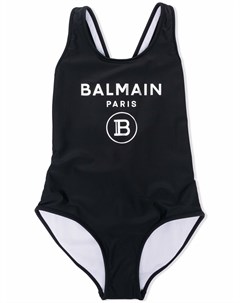 Купальник с логотипом Balmain kids