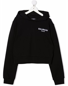 Худи с логотипом Balmain kids