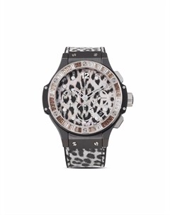 Наручные часы pre owned Big Bang Chronograph Leopard 41 мм Hublot