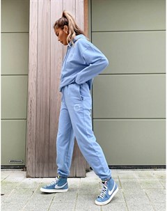 Выбеленные синие джоггеры в стиле oversized от комплекта с логотипом Asos weekend collective