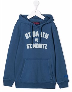 Худи с вышитым логотипом Mc2 saint barth kids