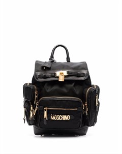 Рюкзак с подвеской замком Moschino