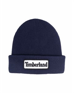 Шапка бини в рубчик с логотипом Timberland kids