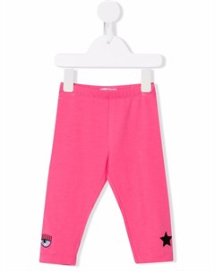 Легинсы с логотипом Chiara ferragni kids