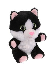 Игрушка мягкая Крошка котенок 15 см цвет черный Fluffy family