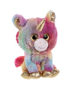 Игрушка мягкая Крошка единорог 15 см цвет розовый Fluffy family