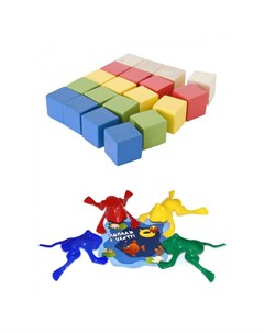Развивающая игрушка Набор для конструирования Кубики 20 кубиков Команда Ква 1 Тебе-игрушка