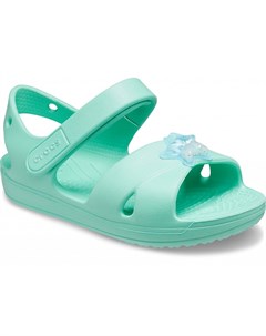 Сандалии для девочек Toddler Classic Cross Strap Charm Sandal Pistachio Crocs