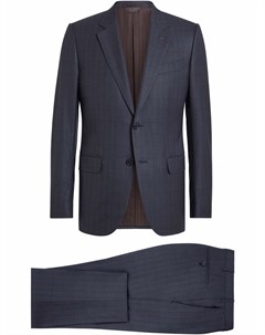 Клетчатый костюм с однобортным пиджаком Ermenegildo zegna