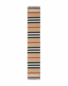 Шарф в полоску Icon Stripe Burberry kids