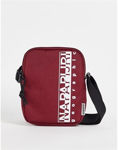 Бордовая сумка для полетов через плечо Happy Napapijri