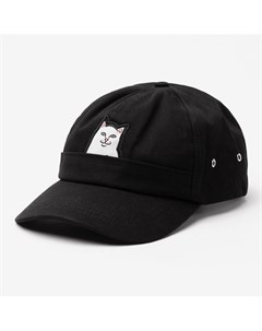 Кепка Lord Nermal 6 Panel Pocket Hat Black 2021 Ripndip