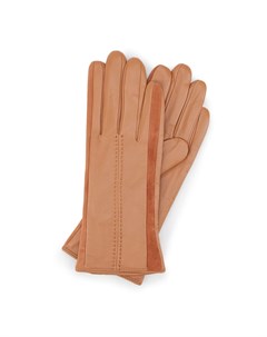 Женские кожаные перчатки с замшевыми вставками Wittchen