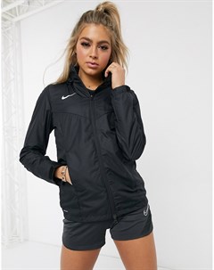 Черная куртка дождевик Nike football